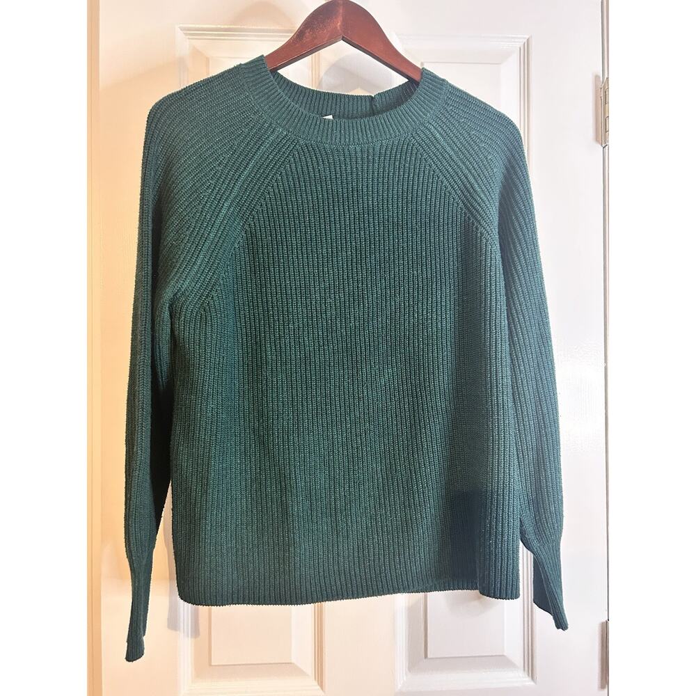 Jessica Simpson- Green Ribbed Knit Sweater
